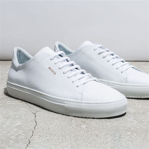 white leather sneakers for men.